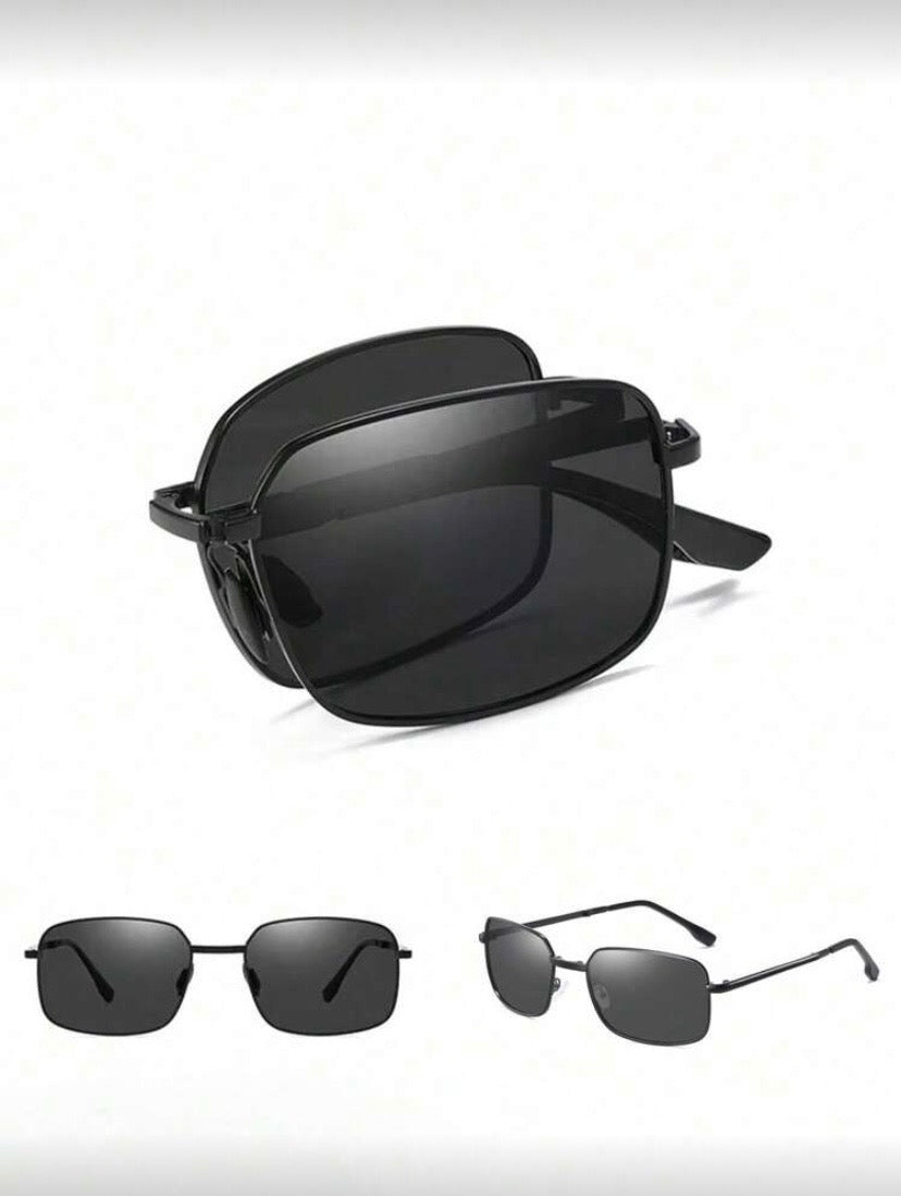 Lunettes Noires Pliables, Style Urbain Polyvalent pour Conduite, Plage et Voyages