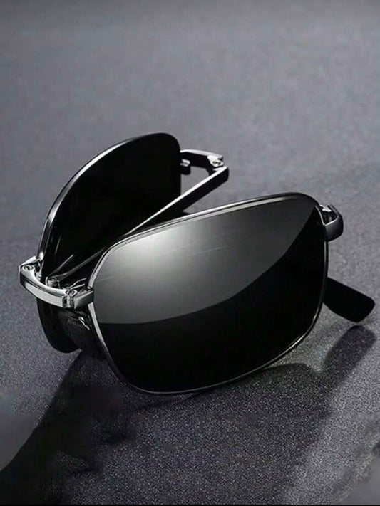 Lunettes Noires Pliables, Style Urbain Polyvalent pour Conduite, Plage et Voyages