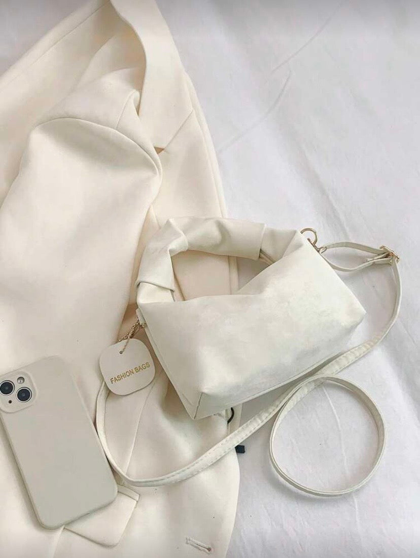 Sac croissant polyvalent à poignée et bandoulière détachable, style minimaliste pour usage quotidien et voyage 👜