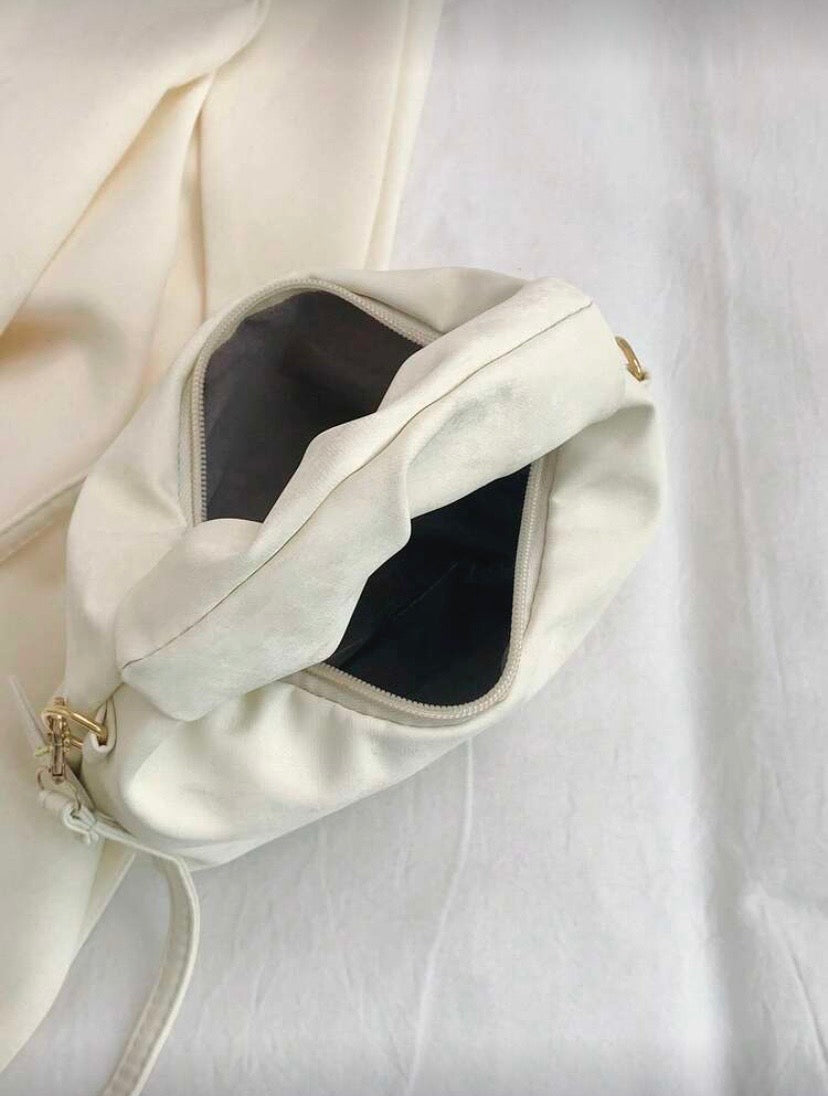 Sac croissant polyvalent à poignée et bandoulière détachable, style minimaliste pour usage quotidien et voyage 👜