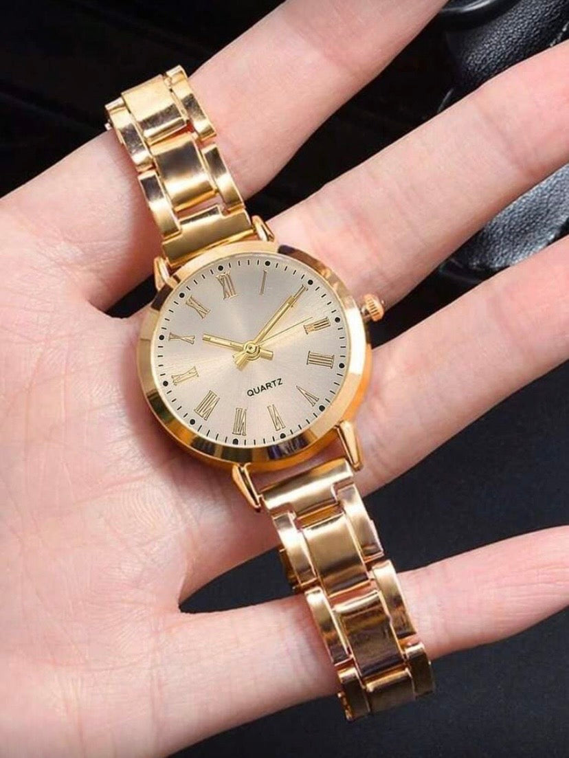 Montre digitale élégante à petit cadran avec bracelet assorti – Ensemble raffiné pour femme 🎓✨