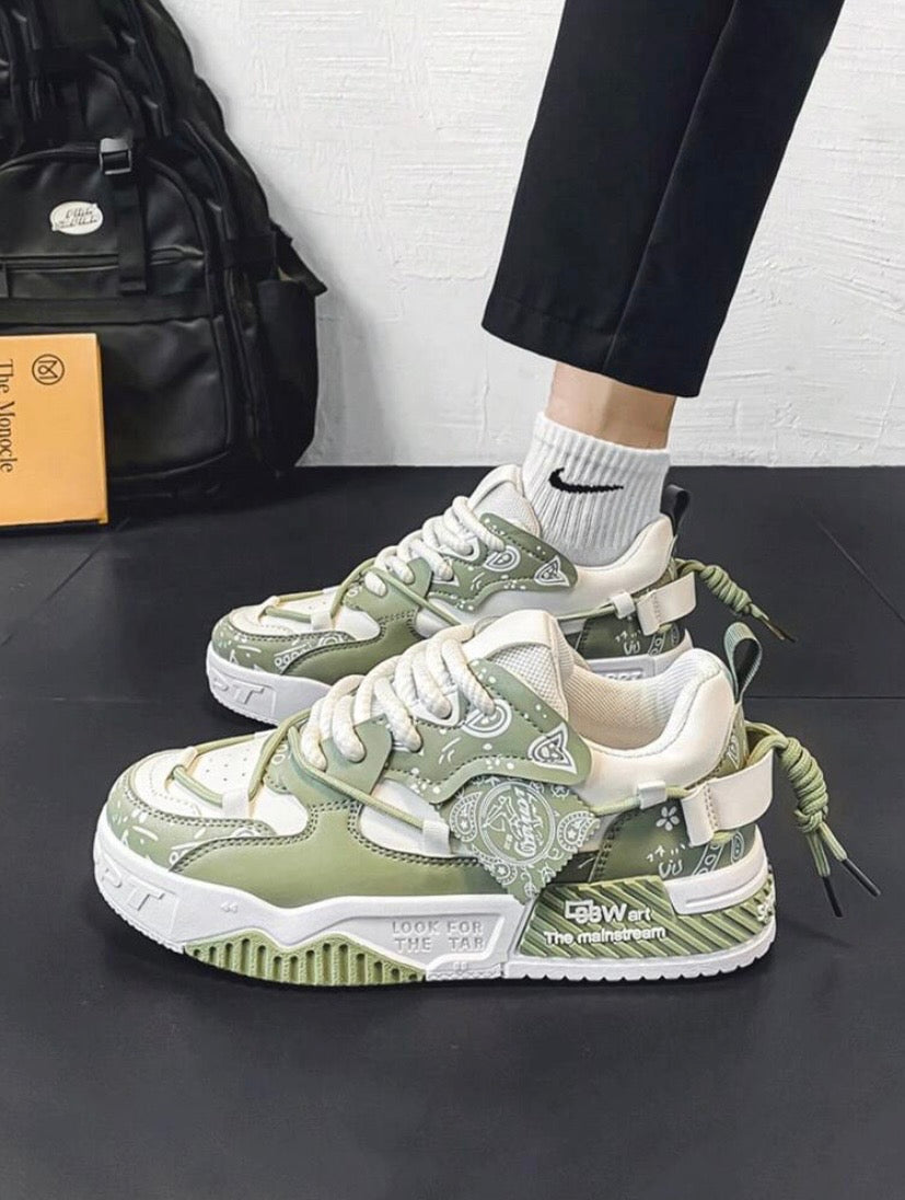 Chaussures multifonctions pour homme avec amorti, tige en cuir synthétique PU résistant et semelle antidérapante tout-terrain, idéales pour la randonnée et les déplacements urbains