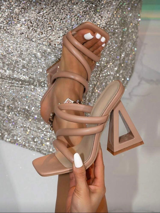 Mules à talons hauts bout carré, style élégant et polyvalent pour l’été 👠✨