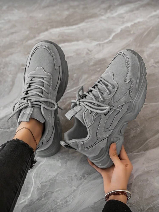 Baskets plateforme polyvalentes pour l’extérieur, confortables pour la marche et le quotidien 👟