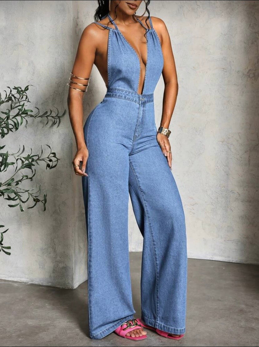 Salopette & Combinaison en Denim pour Femme