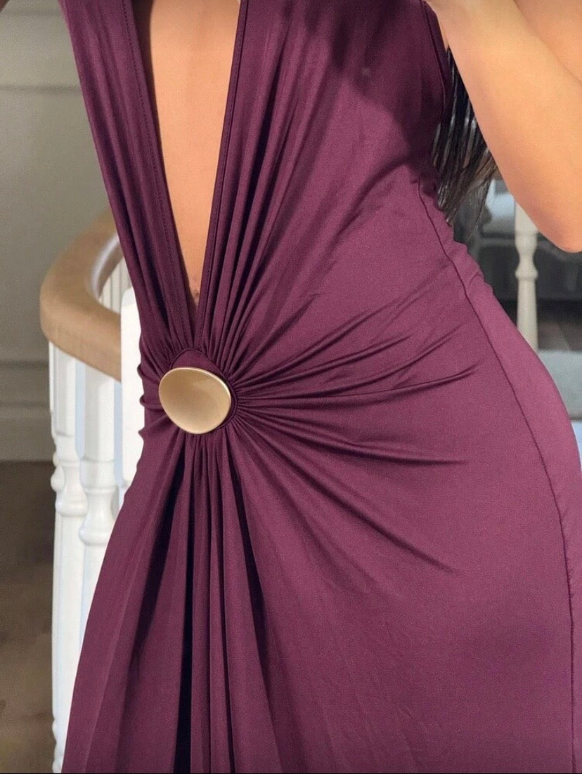 Robe en maille dos nu, coupe élégante et épurée ✨