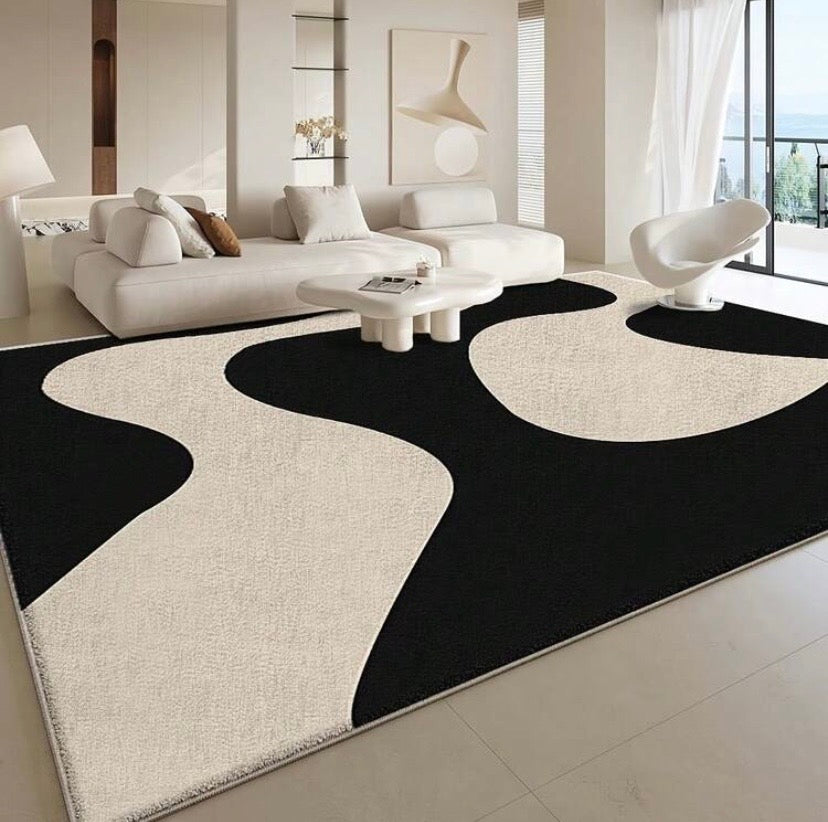 Tapis vintage en velours ultra-doux à motif floral bohème, antidérapant et lavable en machine, parfait pour le salon, la chambre ou le bureau.