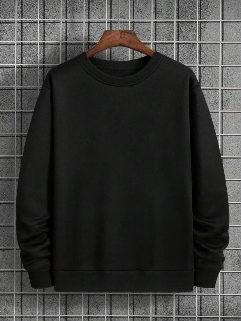 Sweat Homme Imprimé, Col Rond, Manches Longues, Style Décontracté