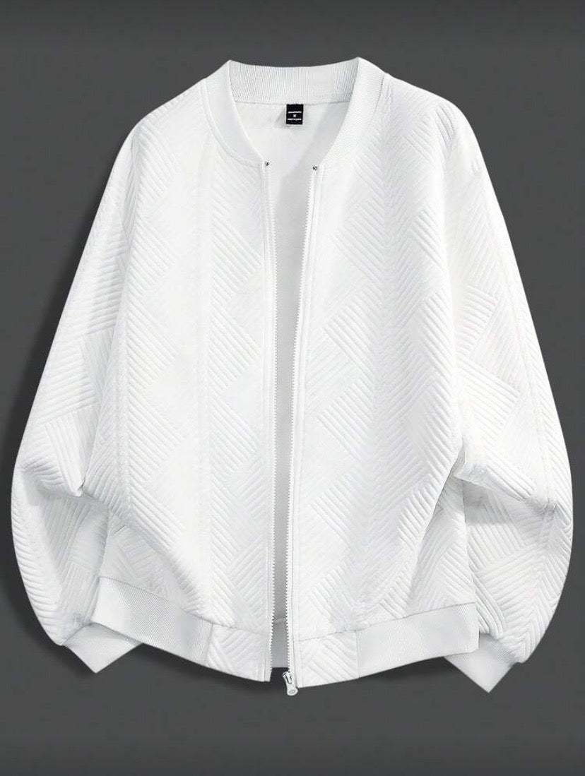 Veste Homme Zippée Col Baseball – Style Casual Estival