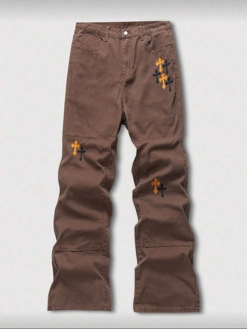 Pantalon Cargo Homme Décontracté en Coton, Coupe Baggy et Style Urbain