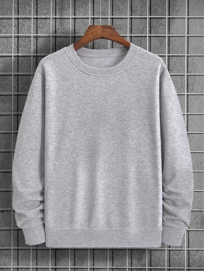 Sweat Homme Imprimé, Col Rond, Manches Longues, Style Décontracté